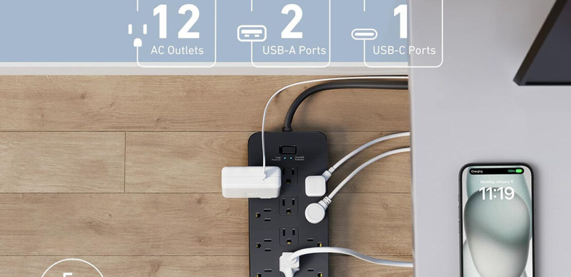 Surge-Protector-Power-Strip-2100J-Anker-12-Outlets-with-1-USB-C-and-2-USB-Ports-foriPhone-2